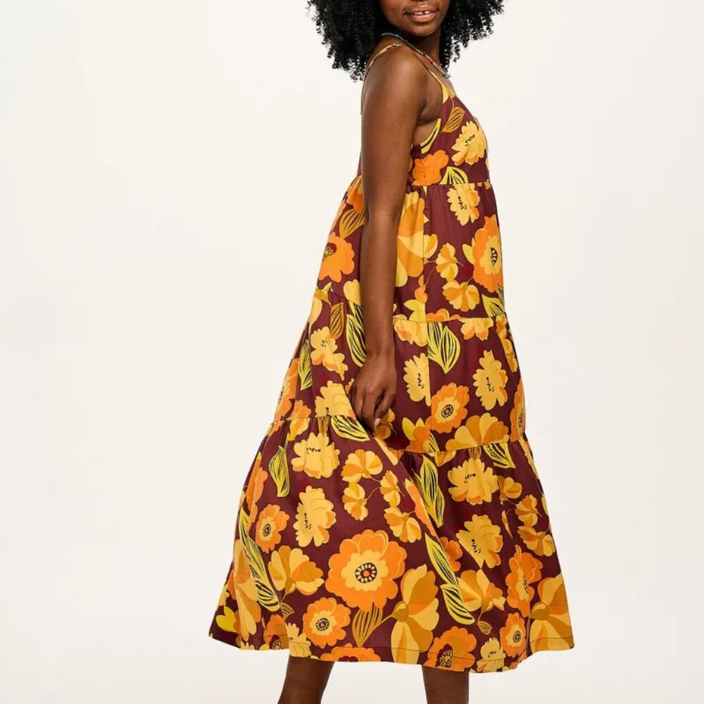 NWOT Lucy & Yak Mable TENCEL™ Lyocell Maxi Dress in Reyna Print - Size 8 / UK 12 - Picture 4 of 16